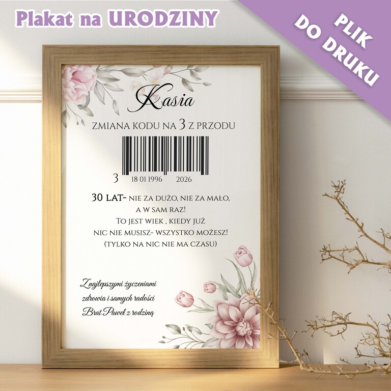 Plakat zmiana kodu na URODZINY do druku (1)
