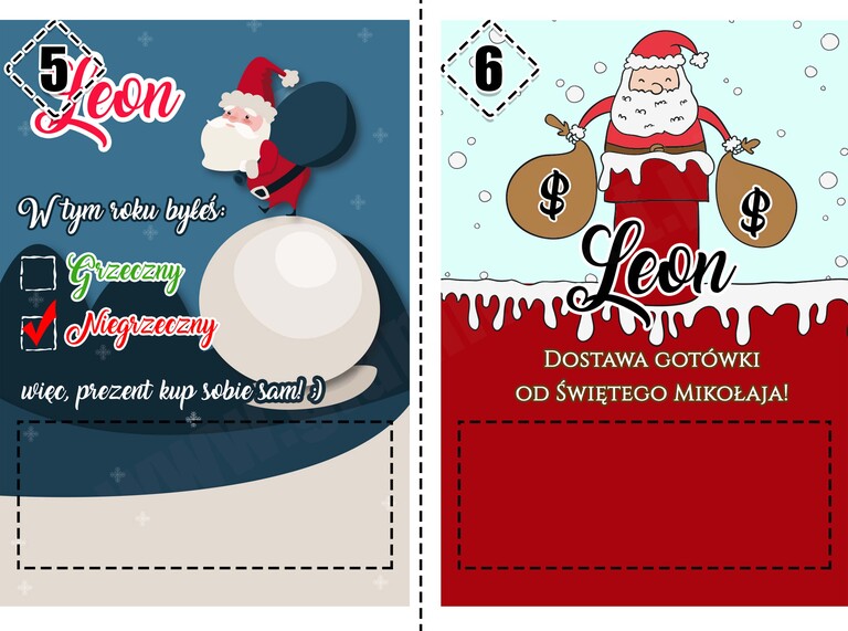 VOUCHER Bon podarunkowy na Święta z miejscem na pieniądze (6)