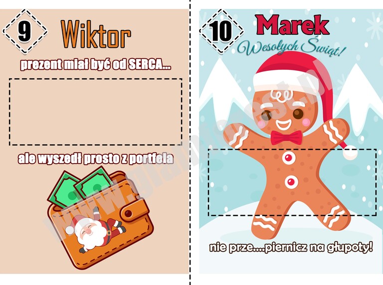 VOUCHER Bon podarunkowy na Święta z miejscem na pieniądze (8)