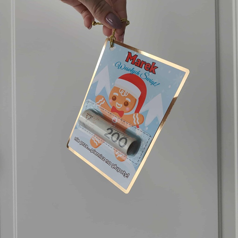 VOUCHER Bon podarunkowy na Święta z miejscem na pieniądze (1)